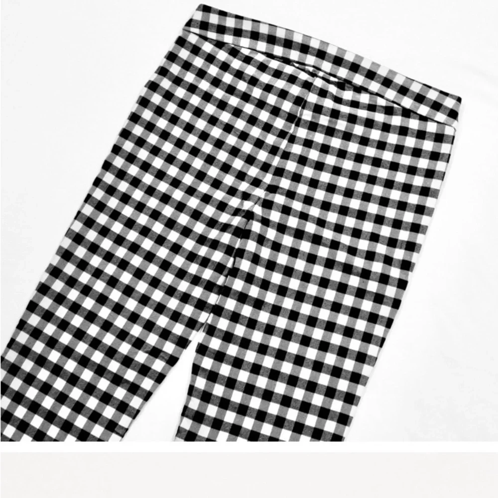 Maison Jules black and white checkers Gingham style size 18 stretch NWT - Picture 2 of 3